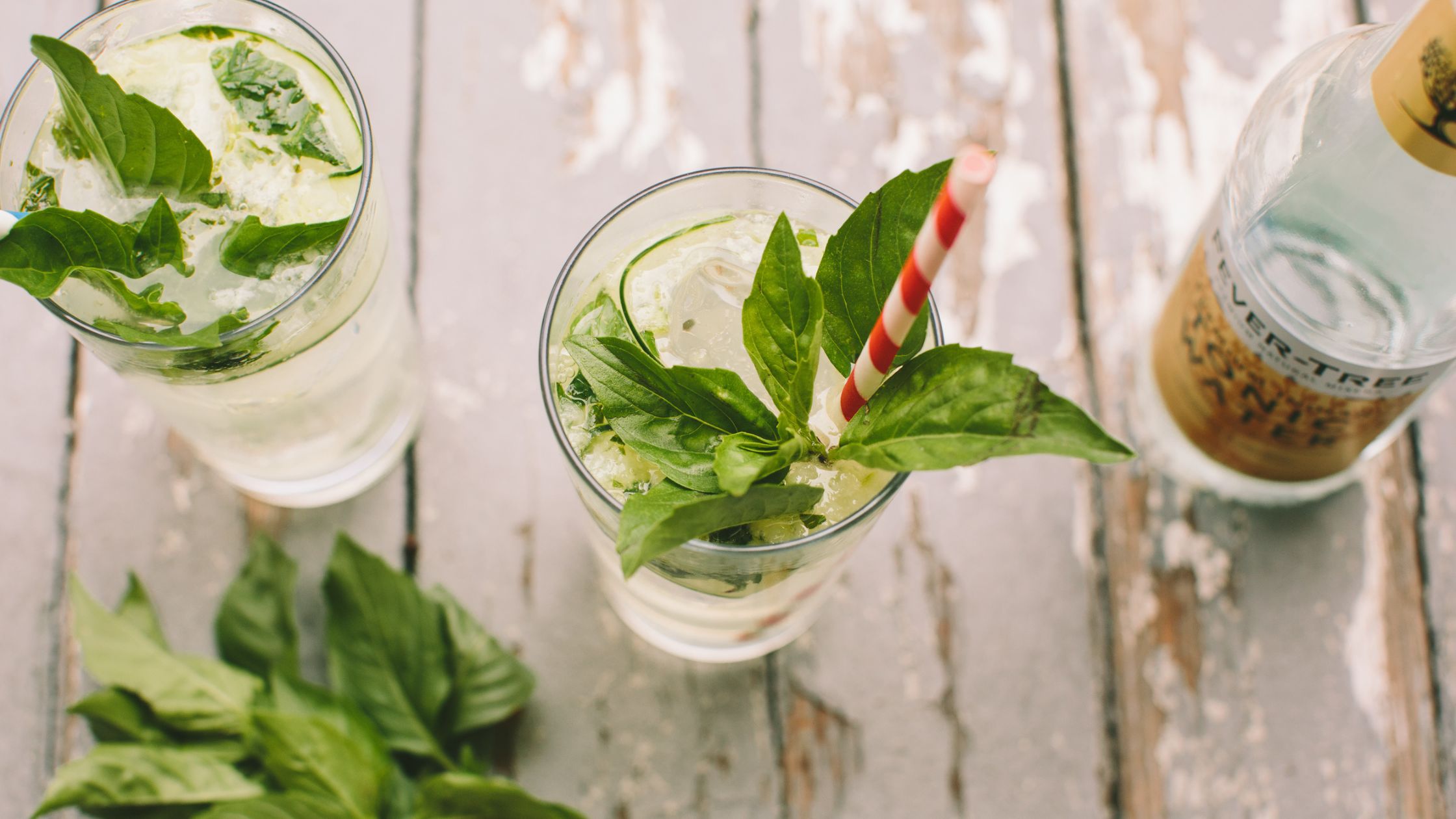 Cucumber Basil Highball